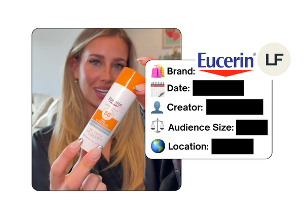 Spotted: Eucerin x LOOKFANTASTIC in a new paid collab