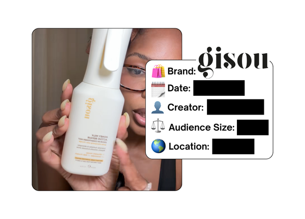 Spotted: Gisou in a new paid collab