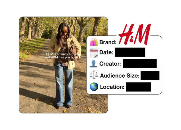 Spotted: H&M in a new paid collab