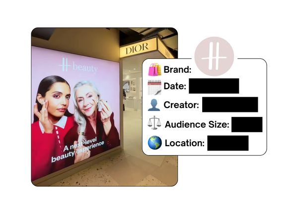 Spotted: Harrods Beauty in a new paid collab