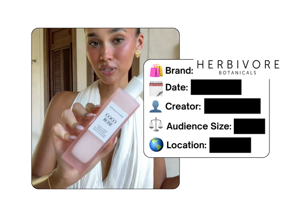 Spotted: Herbivore Botanicals in a new paid collab