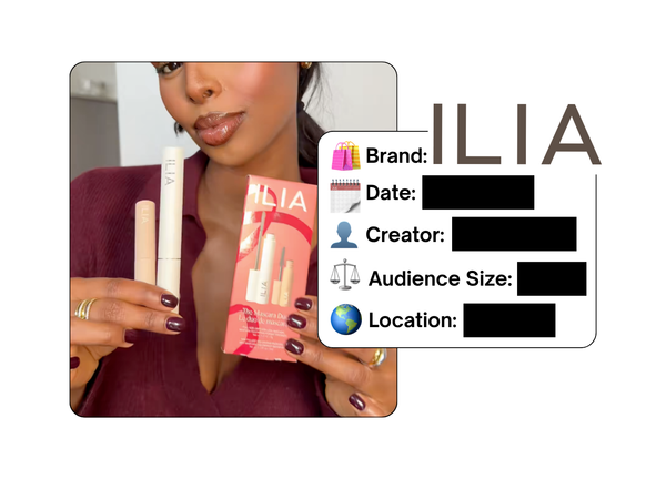 Spotted: ILIA Beauty in a new paid collab