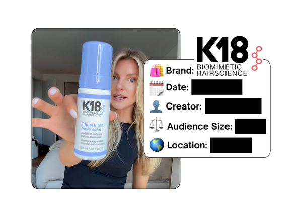 Spotted: K18 Hair in a new paid collab