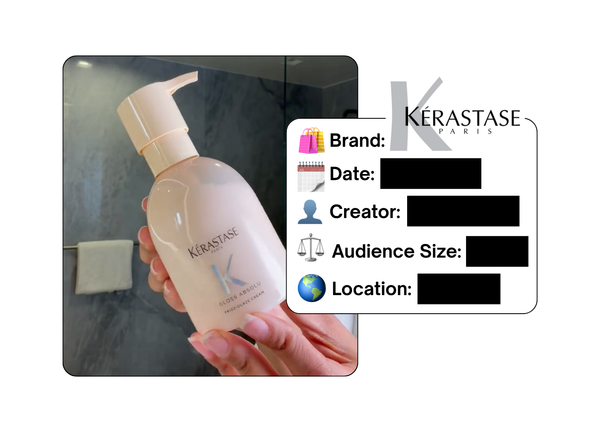 Spotted: Kerastase in a new paid collab