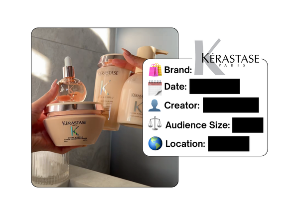 Spotted: Kerastase in a new paid collab