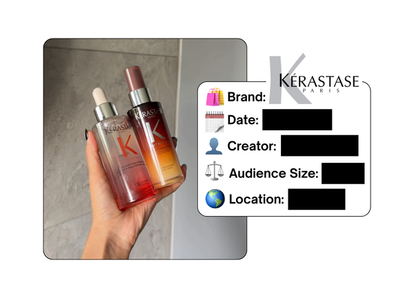 Spotted: Kerastase in a new paid collab