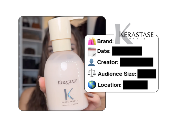 Spotted: Kerastase in a new paid collab