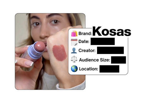 Spotted: Kosas in a new paid collab