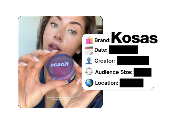 Spotted: Kosas in a new paid collab