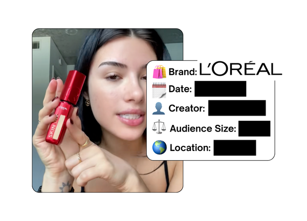 Spotted: L’Oreal in a new paid collab