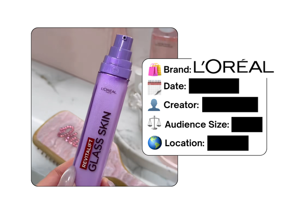 Spotted: L'Oreal in a new paid collab