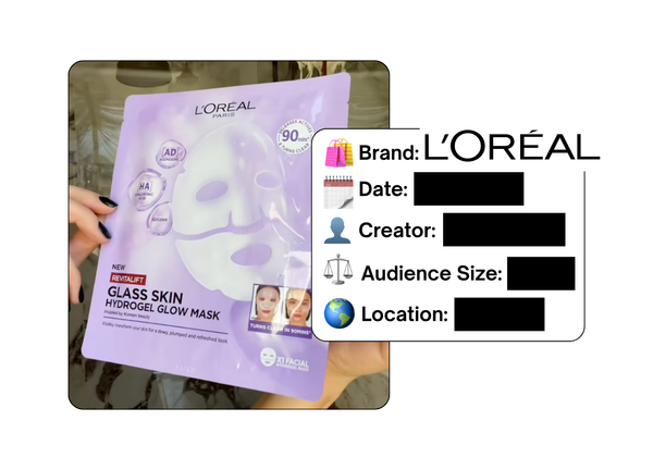 Spotted: L’Oreal in a new paid collab