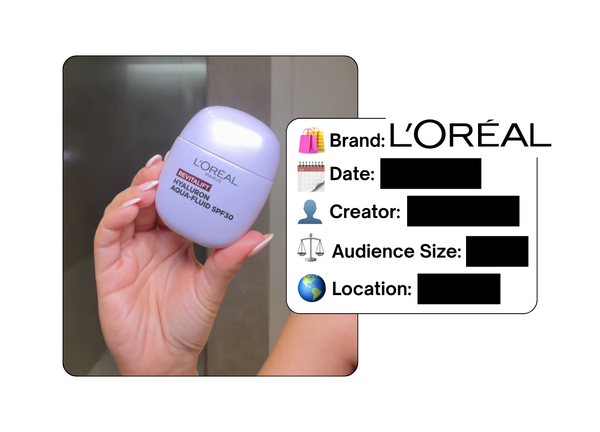 Spotted: L'Oreal in a new paid collab