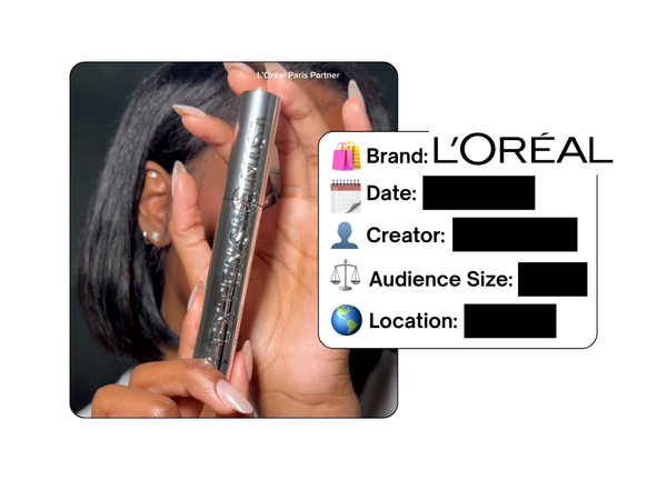 Spotted: L’Oreal in a new paid collab