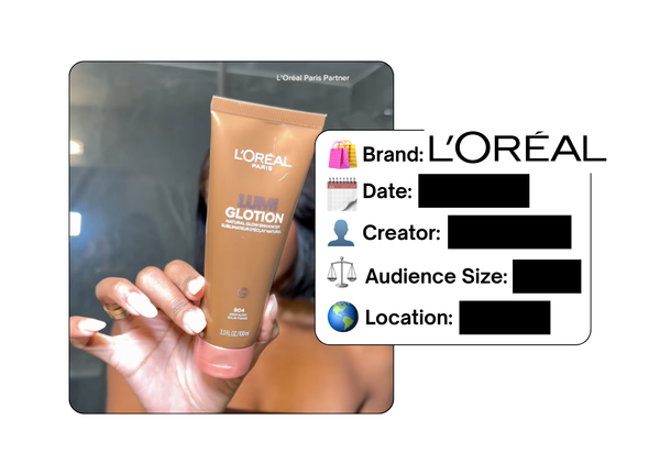 Spotted: L’Oreal in a new paid collab