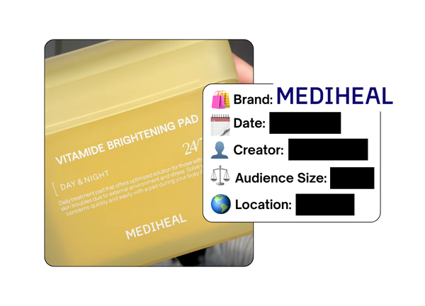 Spotted: MEDIHEAL in a new paid collab
