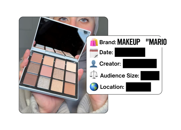 Spotted: Makeup by Mario in a new paid collab