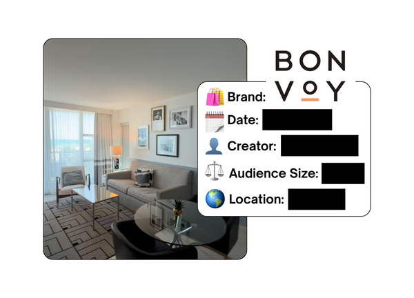 Spotted: Marriott Bonvoy in a new paid collab