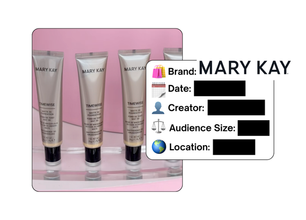 Spotted: Mary Kay in a new paid collab
