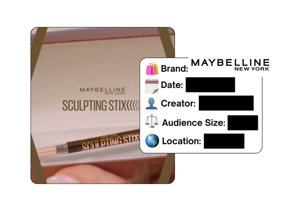 Spotted: Maybelline in a new paid collab