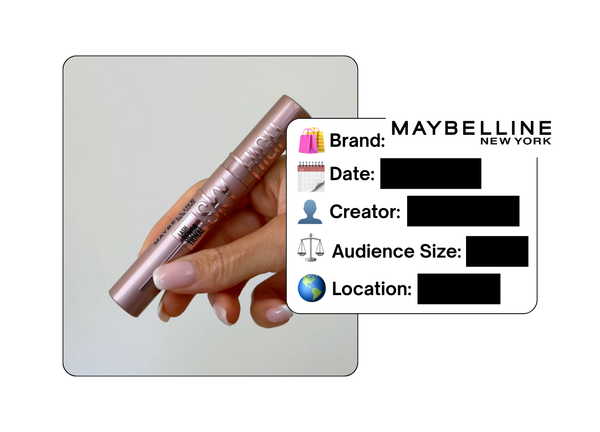 Spotted: Maybelline in a new paid collab