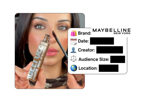Spotted: Maybelline in a new paid collab