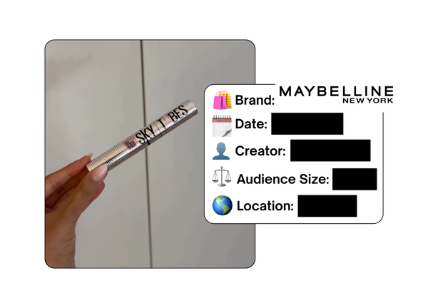 Spotted: Maybelline in a new paid collab