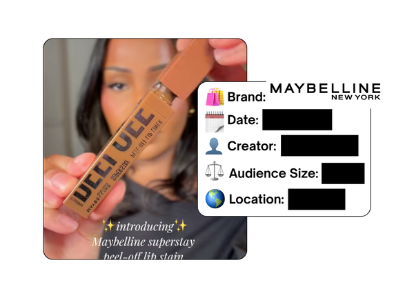 Spotted: Maybelline in a new paid collab