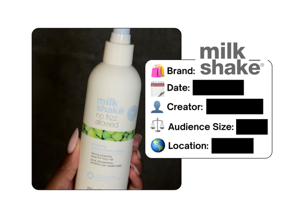 Spotted: Milkshake Hair in a new paid collab