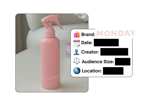 Spotted: Monday Haircare in a new paid collab