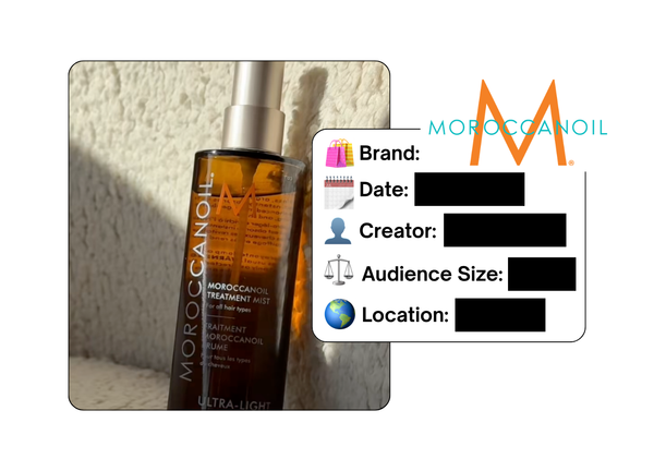 Spotted: Moroccanoil in a new paid collab