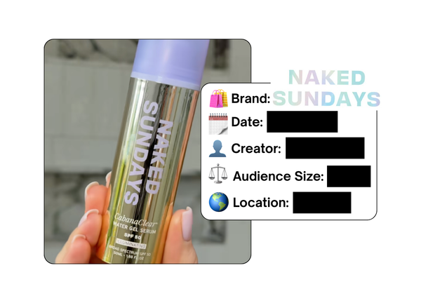 Spotted: Naked Sundays in a new paid collab