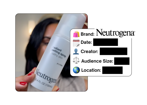 Spotted: Neutrogena in a new paid collab