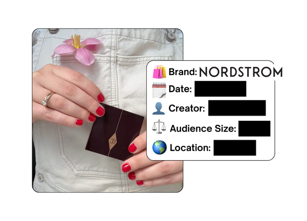 Spotted: Nordstrom Beauty in a new paid collab
