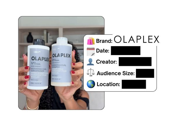 Spotted: Olaplex in a new paid collab