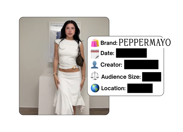 Spotted: PEPPERMAYO in a new paid collab