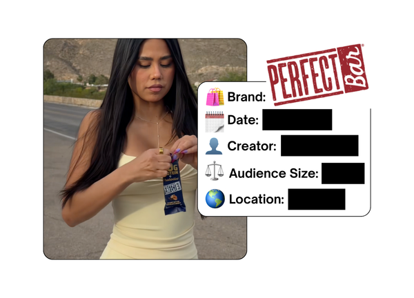 Spotted: ‎Perfect Bar in a new paid collab