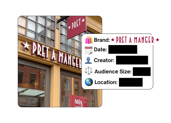Spotted: Pret A Manger in a new paid collab