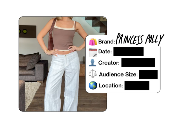 Spotted: Princess Polly in a new paid collab