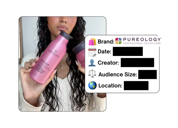 Spotted: Pureology in a new paid collab