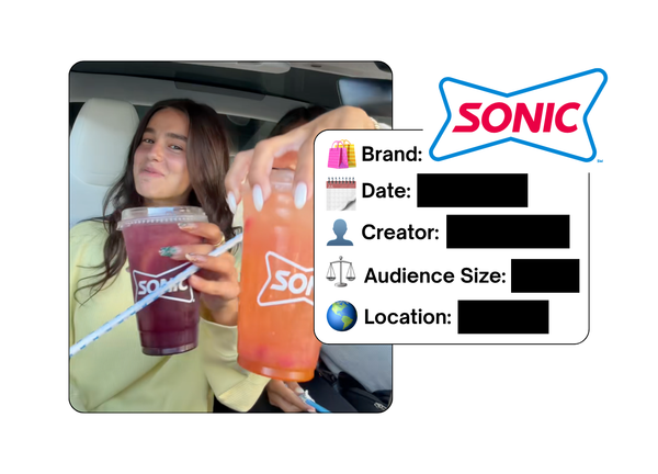 Spotted: SONIC Drive-In in a new paid collab