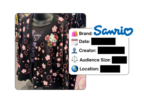 Spotted: Sanrio in a new paid collab