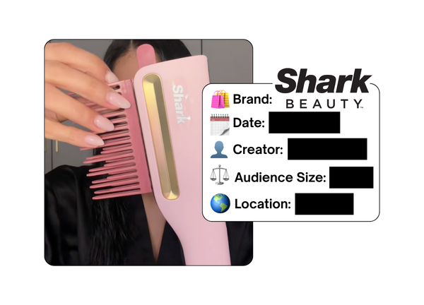 Spotted: Shark Beauty in a new paid collab