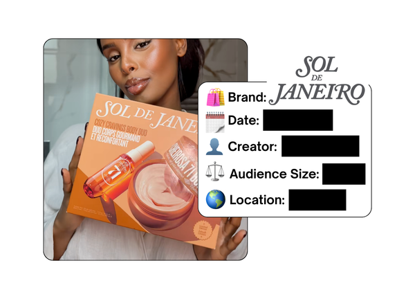 Spotted: Sol de Janeiro in a new paid collab