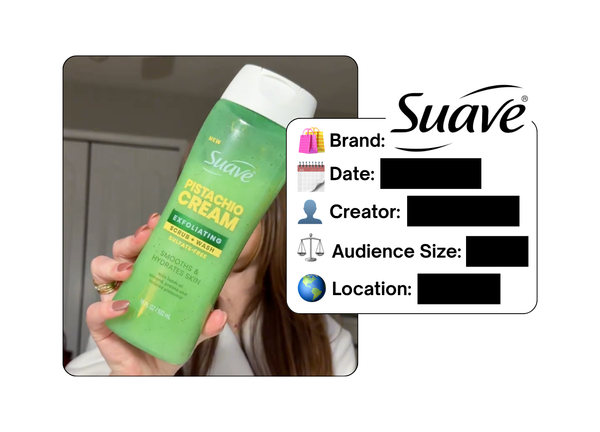 Spotted: Suave in a new paid collab