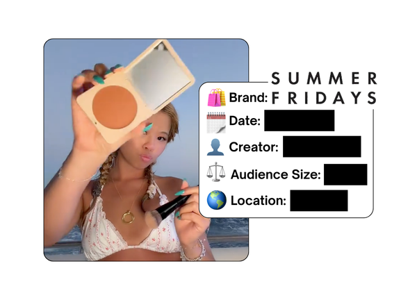 Spotted: Summer Fridays in a new paid collab