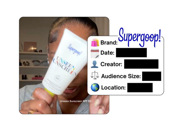 Spotted: Supergoop in a new paid collab