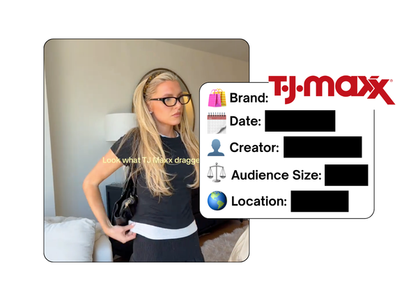 Spotted: TJ Maxx in a new paid collab