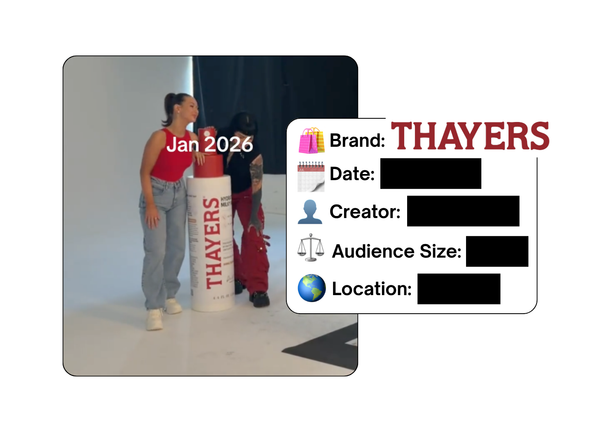 Spotted: Thayers in a new paid collab