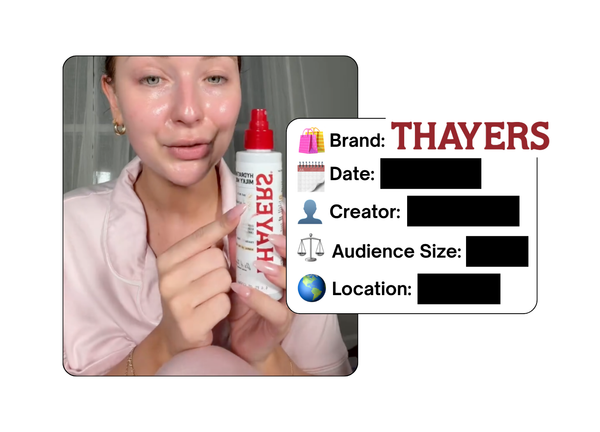 Spotted: Thayers in a new paid collab